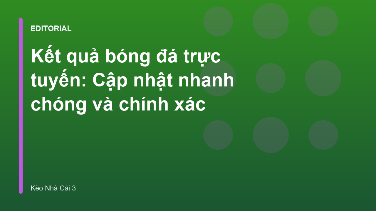 Bảng kết quả bóng đá trực tuyến trên màn hình